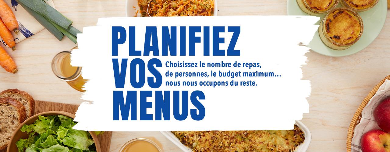 [E-commerce] Menu Planner : plannifiez vos menus de la semaine